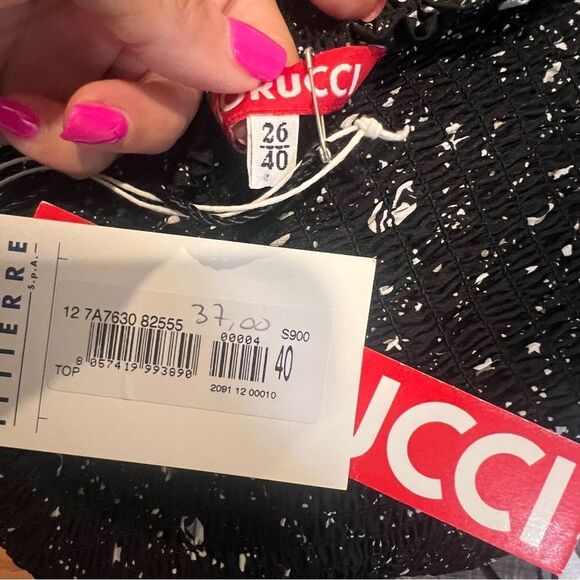 NWT Fiorucci Revolve women's tank oversized with stretch size 6 - Picture 5 of 5